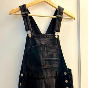 john galt brandy melville black overalls